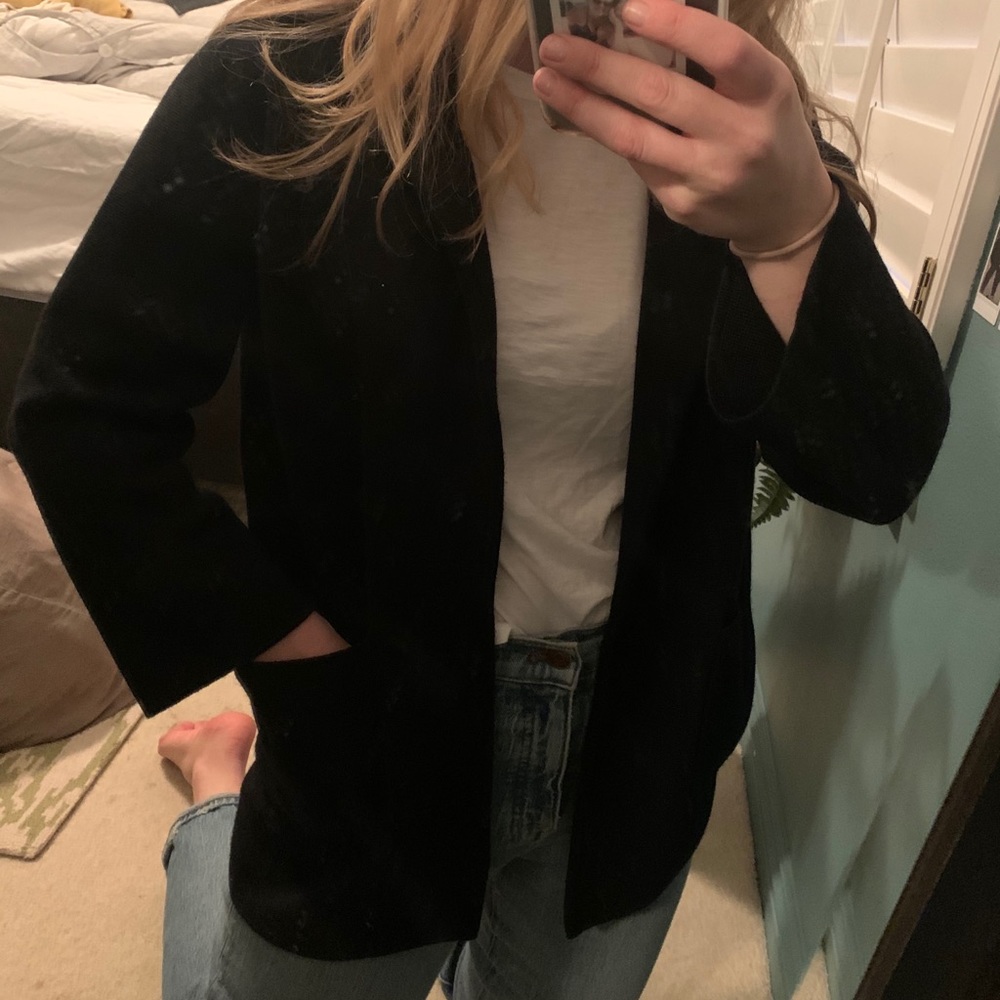 J Crew Sweater Blazer